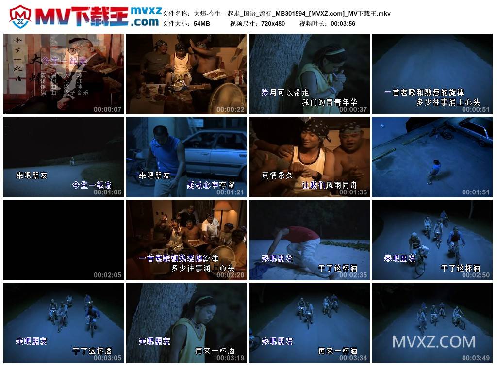 大炜-今生一起走_国语_流行_MB301594